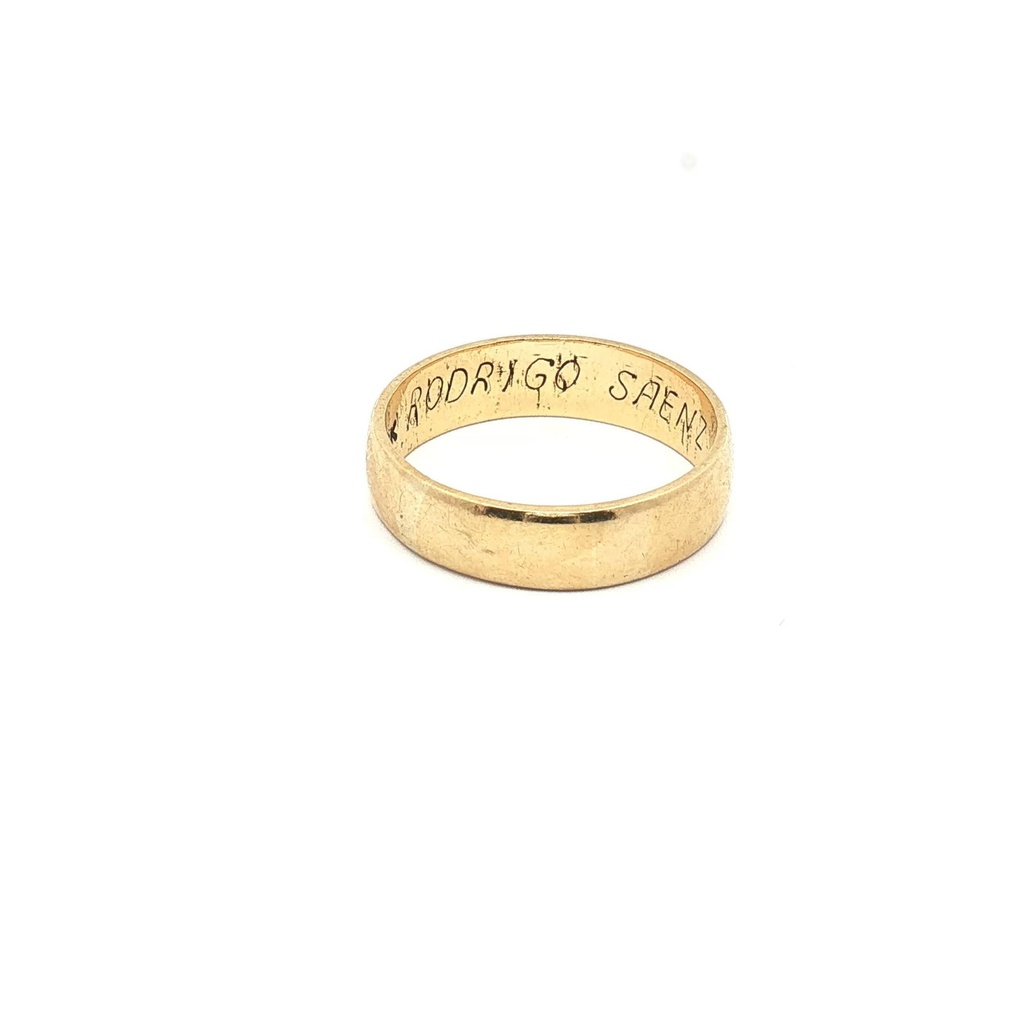 Anillos plata flor semi abierta lila