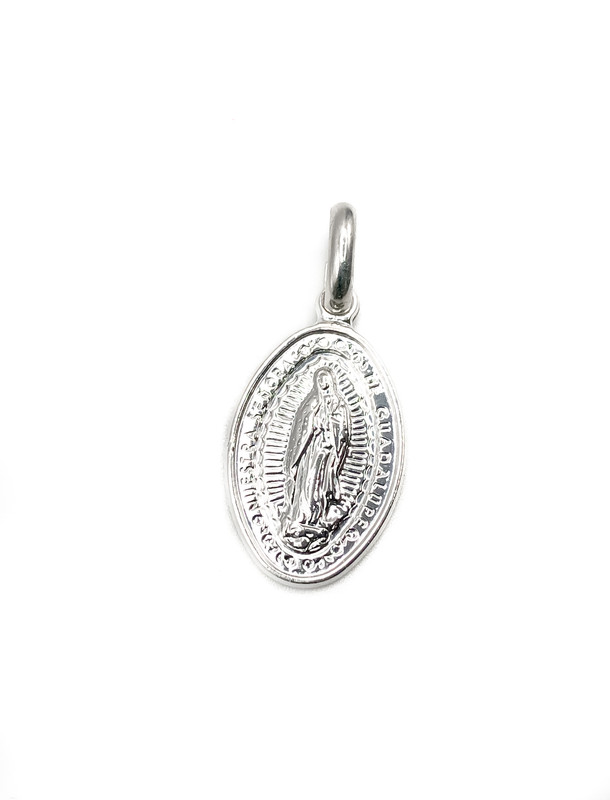 Dijes plata virgen guadalupe 2.5cm