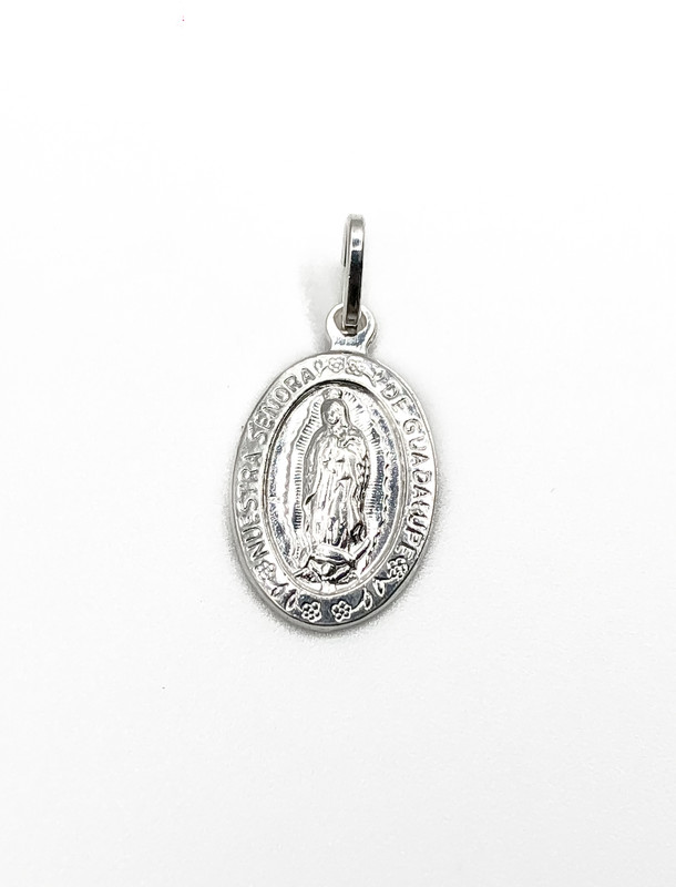 Dijes plata virgen guadalupe 1.5cm