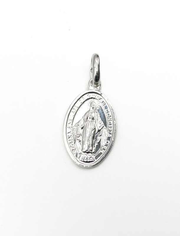 Dijes plata virgen inmaculada 2.5cm