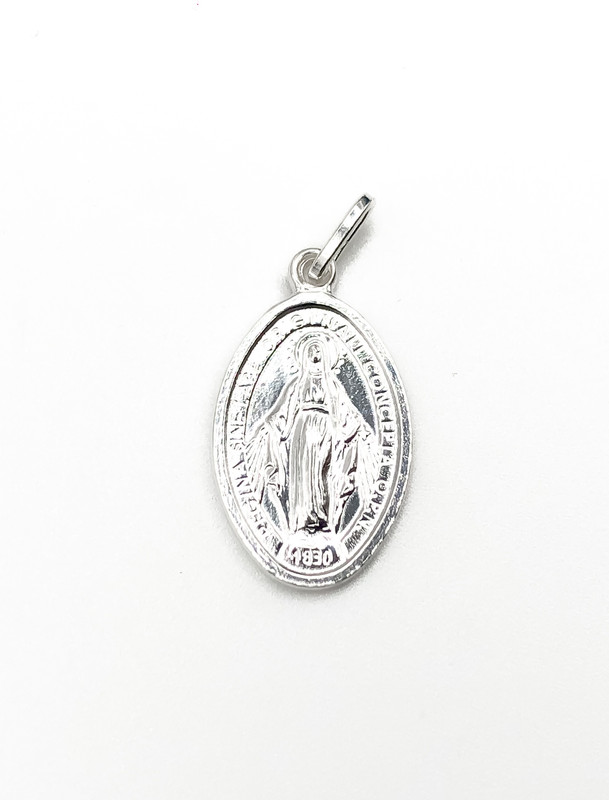 Dijes plata virgen inmaculada 2cm