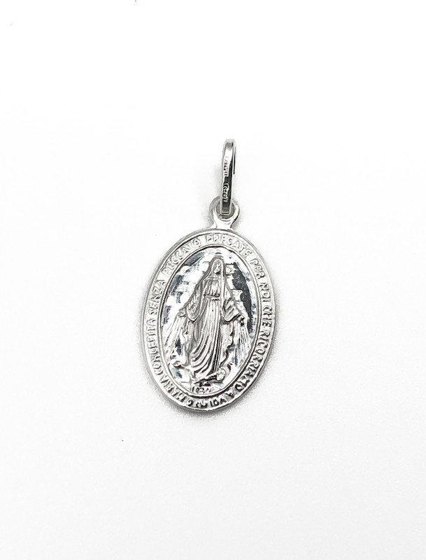 Dijes plata virgen inmaculada 1.5cm