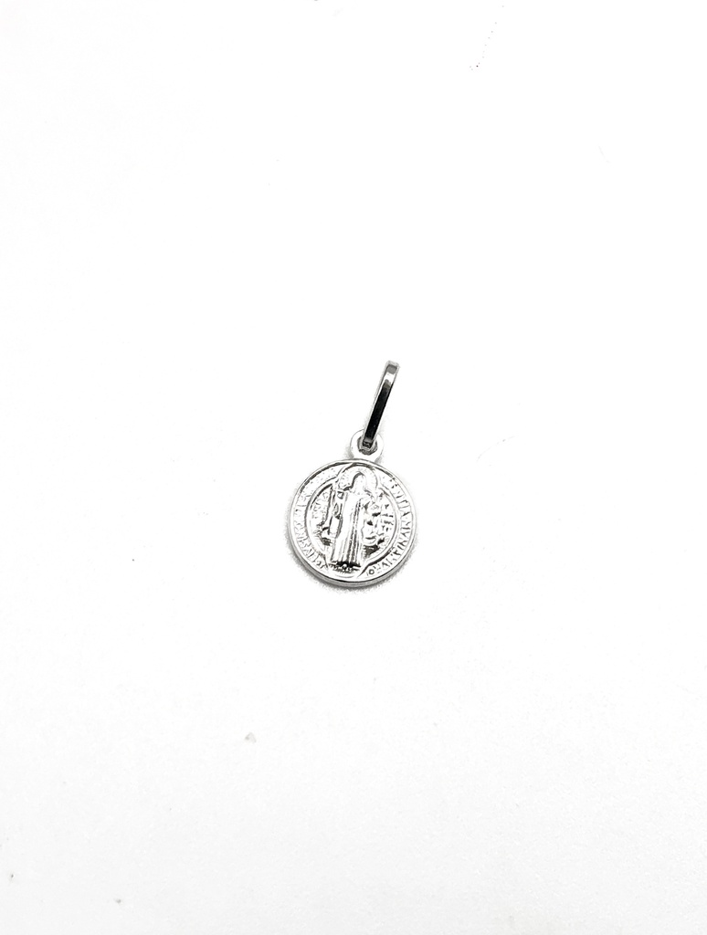 Dijes plata san benito 1cm