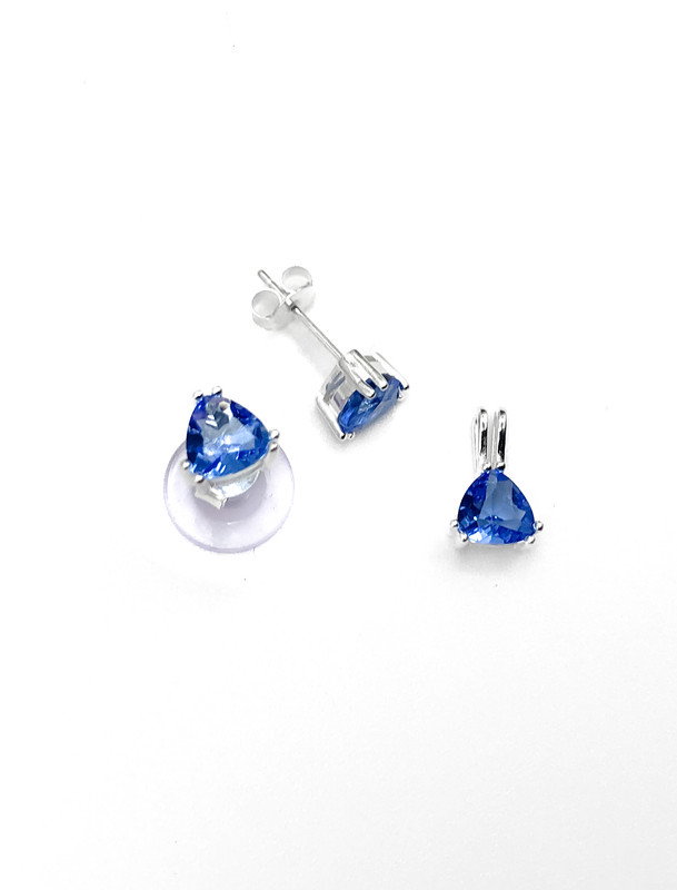 Juegos plata semitiangular piedra celeste a presion