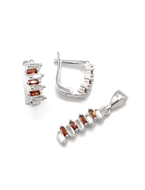 Juegos plata rectangular con baguett tomate patente