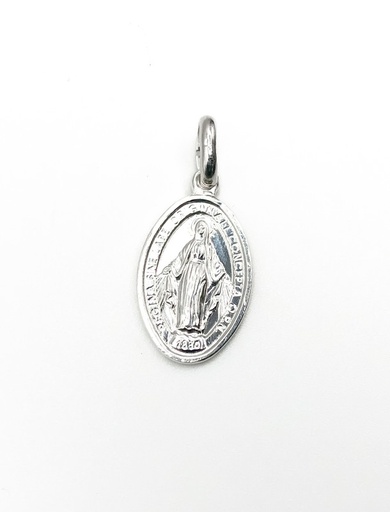 [P0045] Dijes plata virgen inmaculada 2.5cm