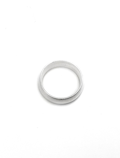 [R0407] Anillos plata simple liso semigrueso