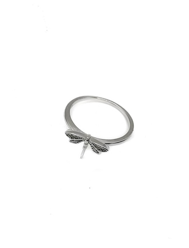 [R0997] Anillos plata libelula plata